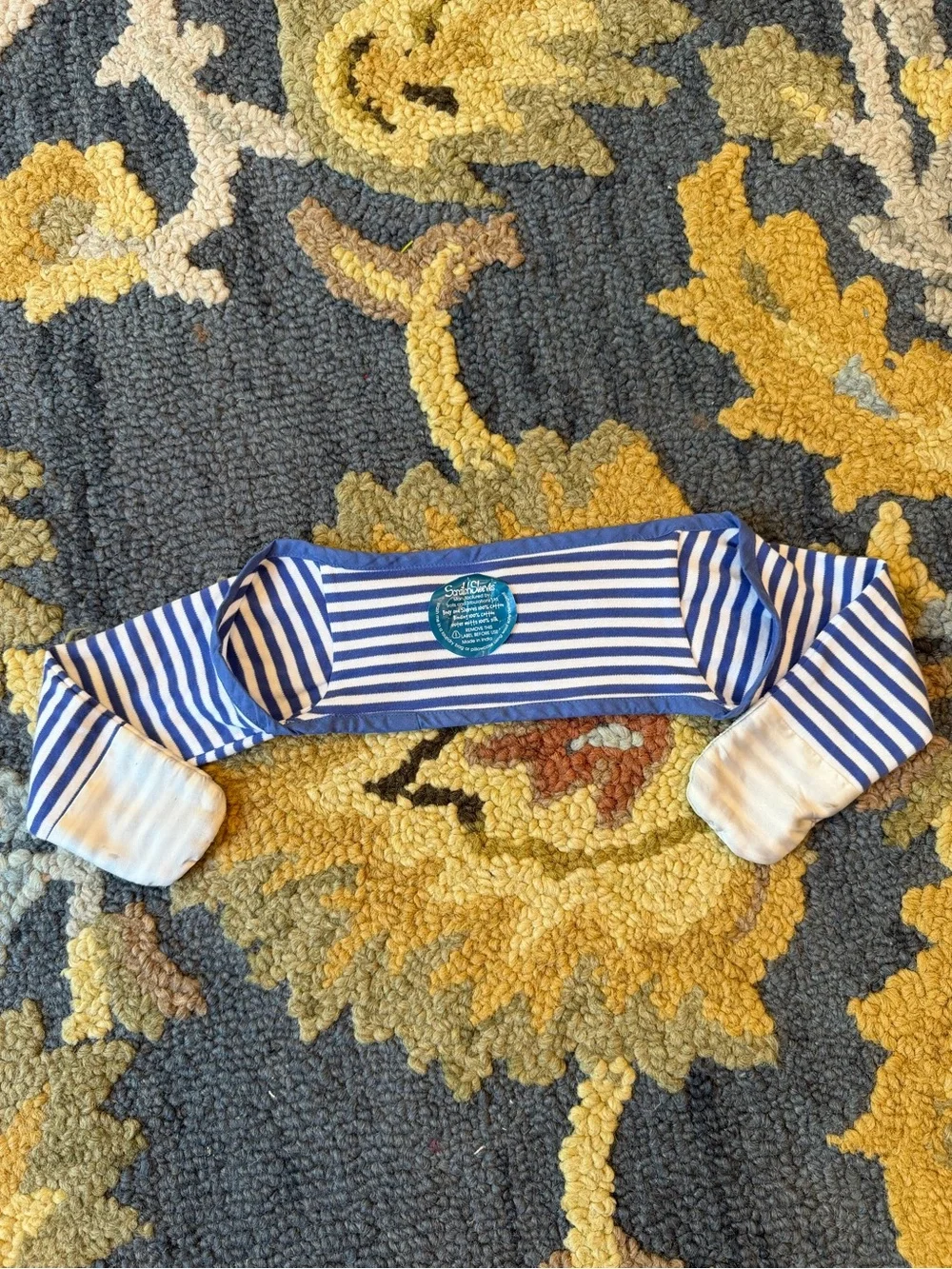 THE ECZEMA COMPANY ScratchSleeves Cotton with Scratch Mittens for Kids (STRIPES)